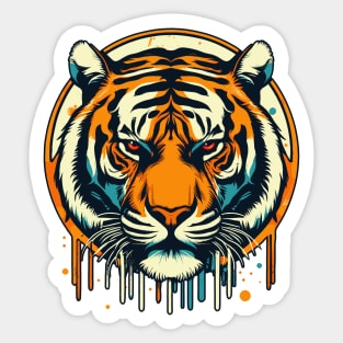 TIGER-Roar in Color Sticker